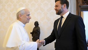 Popiežius Leonas XIV ir J. D.Vance'as / ZumaPress