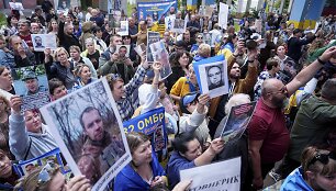 Protestas dėl karo belaisvių / AP