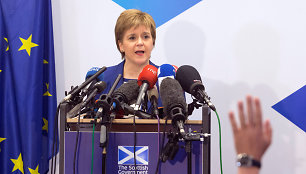 Pirmoji Škotijos ministrė Nicola Sturgeon