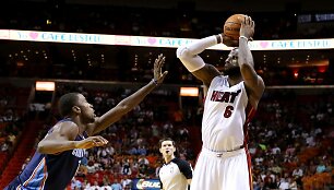LeBronas Jamesas buvo nesustabdomas