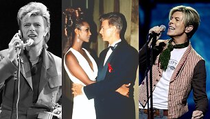 Davidas Bowie su žmona Iman