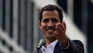 Venesuelos prezidentu pasiskelbęs Juanas Guaido