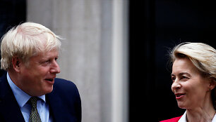 Borisas Johnsonas ir Ursula von der Leyen