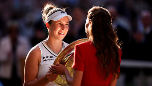 Linda Noskova ir Velso princesė Ketrin