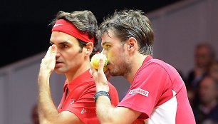 Rogeris Federeris ir Stanas Wawrinka