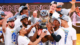 Lukos Dončičiaus sezoną užbaigę „Warriors“ – vėl NBA finale