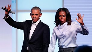 Barackas ir Michelle Obamos