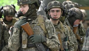 Ukrainos kariai / GENYA SAVILOV / AFP