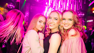 Vakarėlio klube &bdquo;Mojo lounge Vilnius&ldquo; akimirka
