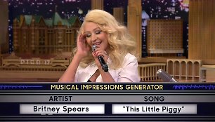 Christina Aguilera laidoje „The Tonight Show Starring Jimmy Fallon“