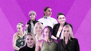 Lietuvos sporte netrūksta stiprių moterų.