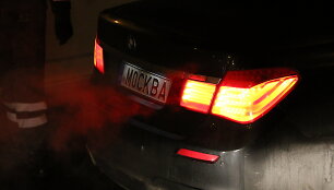 Policijos reido akimirka