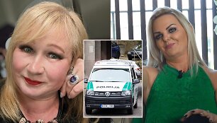 Jolanta Naru&scaron;evičiūtė, Milda May, policijos automobilis