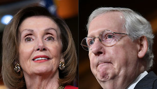 Nancy Pelosi ir Mitchas McConnellas 