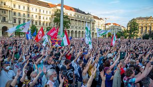 Protestas Budapešte