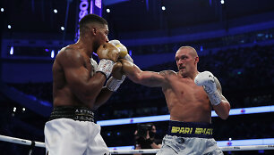 Anthony Joshua prie&scaron; Oleksandrą Usyką