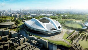 Buvęs Japonijos olimpinio stadiono dizainas