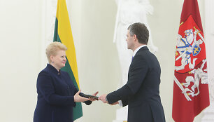 Dalia Grybauskaitė ir Darius Jauni&scaron;kis