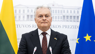 Prezidento Gitano Nausėdos spaudos konferencija apie situaciją Ukrainoje