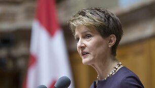 Naujai i&scaron;rinkta &Scaron;veicarijos prezidentė Simonetta Sommaruga