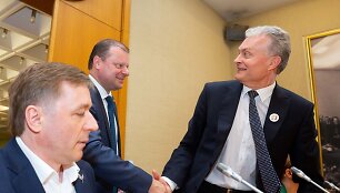 Ramūnas Karbauskis, Saulius Skvernelis, Gitanas Nausėda