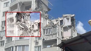 Sprogimas Saratovo daugiaauk&scaron;tyje