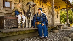 Klaipėdietės auginamas vilkogaudis Magnusas