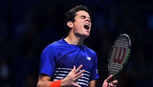 Andy Murray prie&scaron; Milo&scaron;ą Raoničių