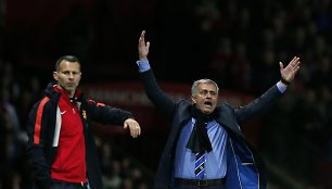 Ryanas Giggsas ir Jose Mourinho