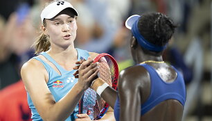Jelena Rybakina ir Victoria Mboko