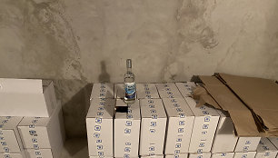 Konfiskuotas alkoholis Ukmergės krašte 