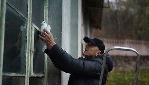 Filmo &bdquo;Pasmerkti. Kauno romanas&ldquo; akimirka