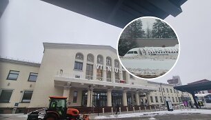 Dėl nuslydusio lėktuvo &ndash; sumai&scaron;tis Vilniaus oro uoste