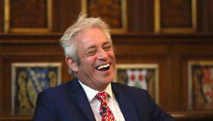 Jungtinės Karalystės Bendruomenių Rūmų pirmininkas Johnas Bercow