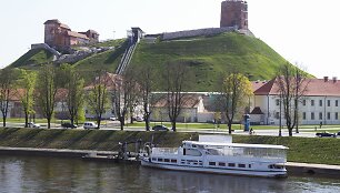 Mobilioji prieplauka ir laivas &bdquo;Ryga&ldquo; pradeda vasaros sezoną.