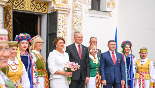 Prezidentas Kijeve inauguravo Konstantino Ostrogi&scaron;kio paminklą