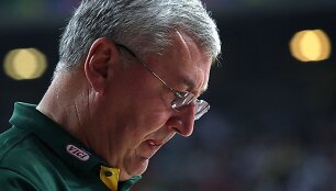 Lietuvos krep&scaron;inio rinktinės treneris Jonas Kazlauskas