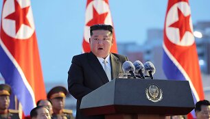 &Scaron;iaurės Korėjos lyderis Kim Jong Unas / Uncredited / AP