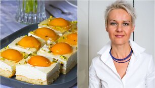 Nida Degutienė ir jos var&scaron;kės pyragas &bdquo;Kiau&scaron;inienė&ldquo;
