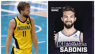 Domantas Sabonis po daugiau nei ketverių metų Indianoje persikėlė į "Sacramento Kings".