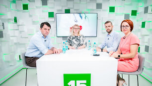 15min studijoje lankosi Santaros klinikų gydytojai