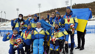 Ukrainos atletams – papiktinęs draudimas paralimpinių žaidynių uždarymo ceremonijoje