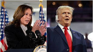 Kamala Harris ir Donaldas Trumpas