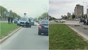 Avarija Kauno &Scaron;iaurės prospekte
