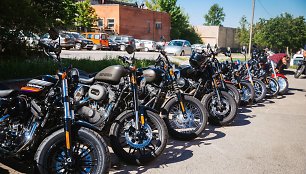 „Harley Davidson“ 2018 metų modelių bandomasis važiavimas