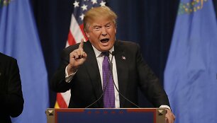 Trumpas laimėjo balsavimą respublikonų sueigose Nevadoje