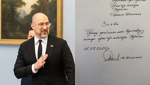 Denysas &Scaron;myhalis ir jo atsistatydinimo parei&scaron;kimas, BNS ir D.&Scaron;myhalio &bdquo;Telegram&ldquo; nuotr.