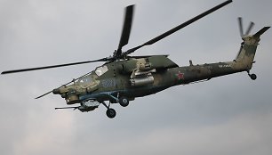 Rusijos karinis sraigtasparnis Mi-28