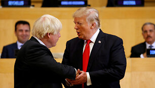 Borisas Johnsonas ir Donaldas Trumpas