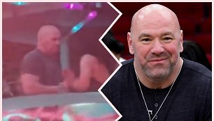 UFC prezidentas Dana White'as naktiniame klube susimušė su žmona.